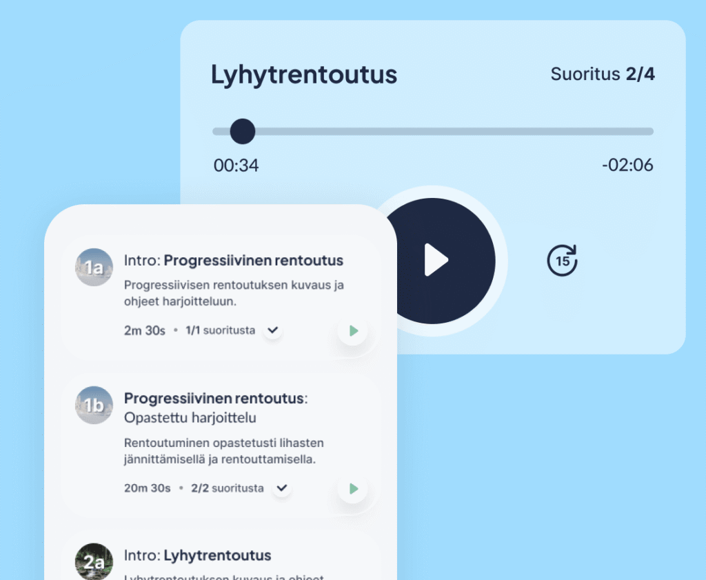 Relappy app screenshot player